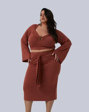 Gigi Skirt | RUST