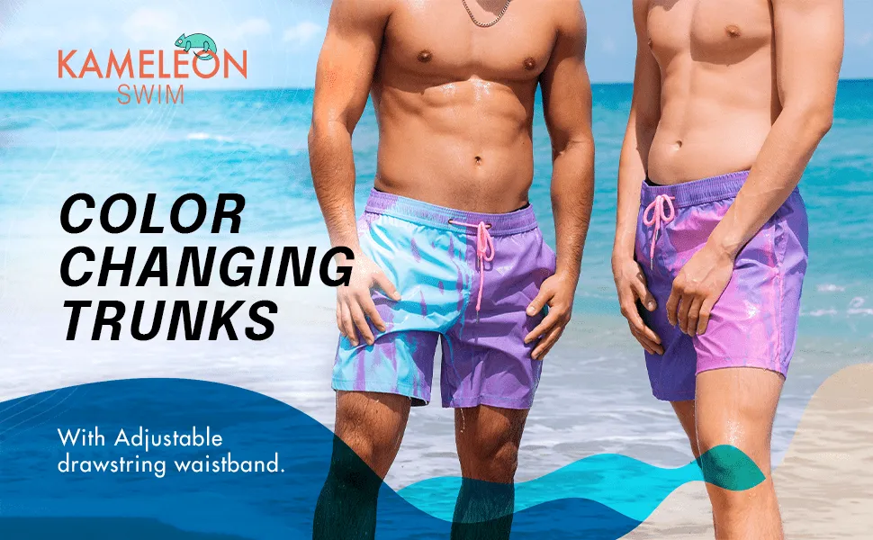 Lapis Blue Color Changing Trunks MEN